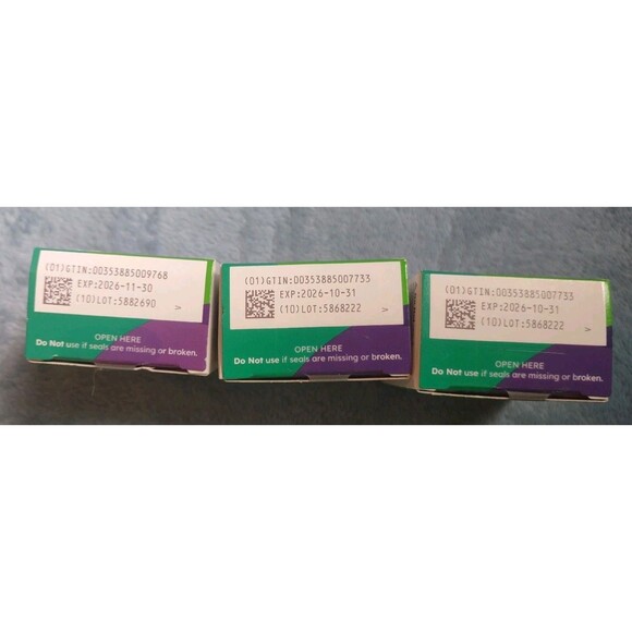 Lot Of 3 - 25 ct OneTouch Verio Blood Glucose Test Strips Exp 10/2026 - Picture 4 of 4